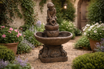 Patio Concrete Water Fountain